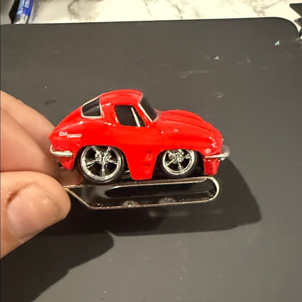 Multiple car money clips with Silver and Gold Accents